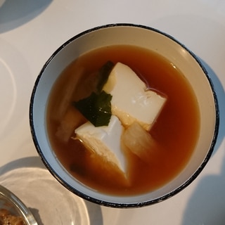 お豆腐の味噌汁☆